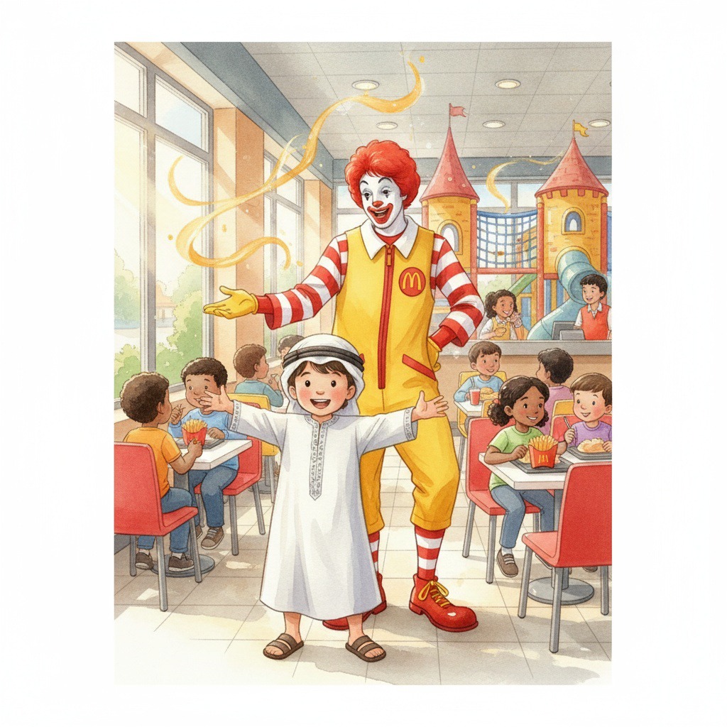 سامي في ماكدونالدز: يوم مليء بالمرح
